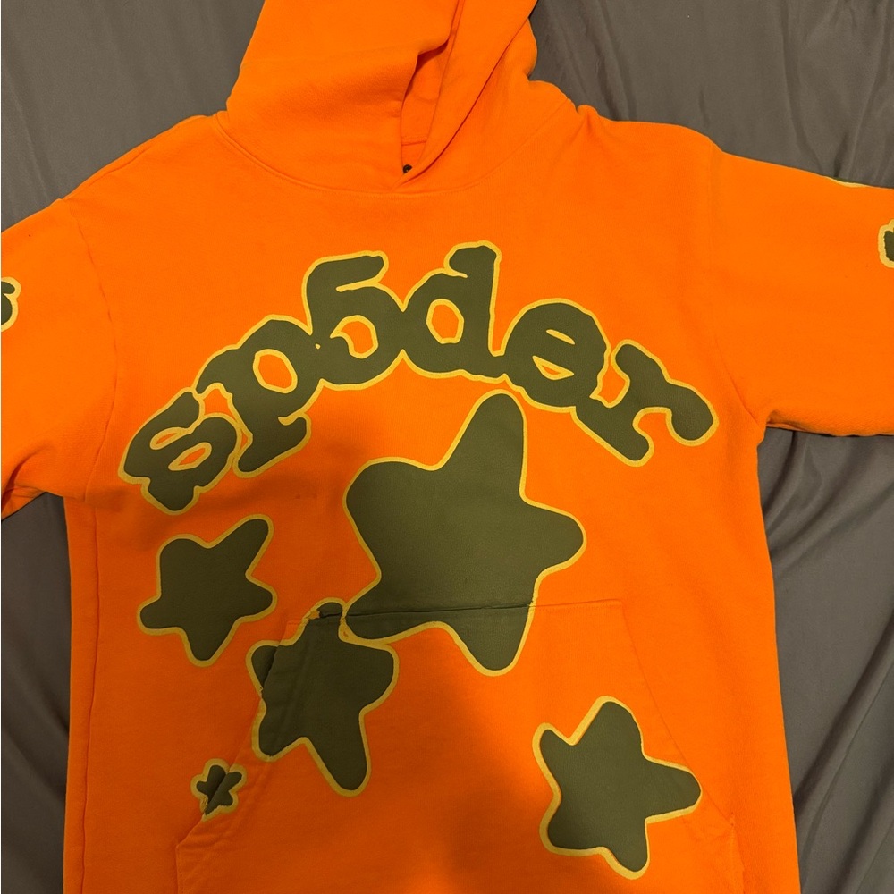 Sp5der Beluga Hoodie ‘Orange’